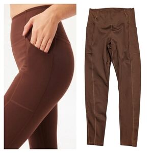 Girlfriend Collective Compressive High Rise Pocket Legging Earth Size Medium